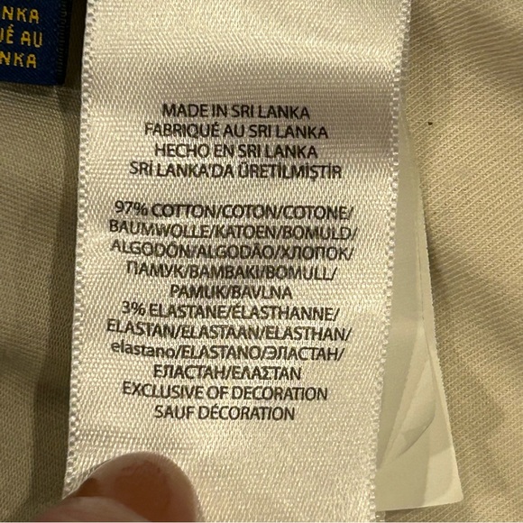 Polo Ralph Lauren Tan Chino Twill Straight Stretch Pants 42/30 - Picture 10 of 14